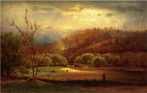 Fishing by George Inness