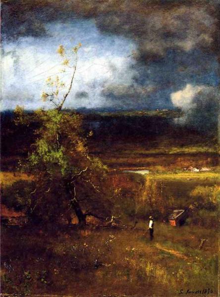Gethering Clouds by George Inness