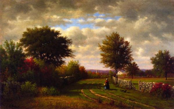 Going To Market by George Inness