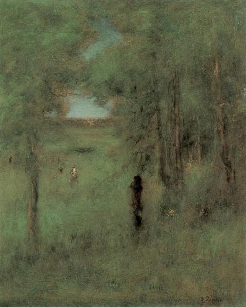 In A Shady Nook by George Inness