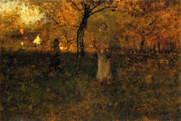 In The Orchard, Milton by George Inness