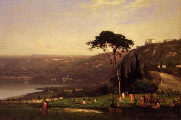 Lake Albano by George Inness