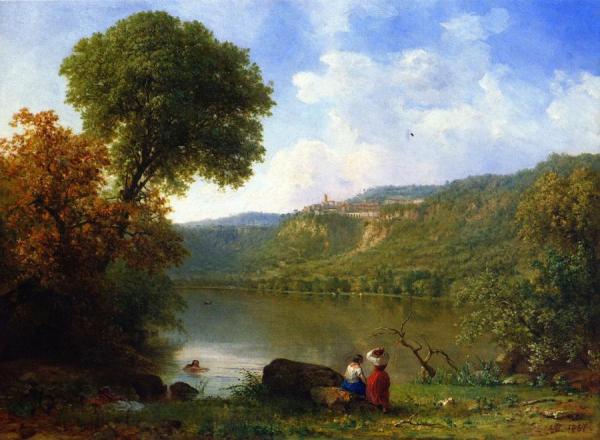 Lake Nemi by George Inness