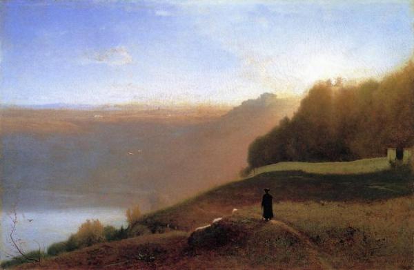Lake Nemi by George Inness