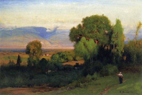 Landscape Near Perugia by George Inness