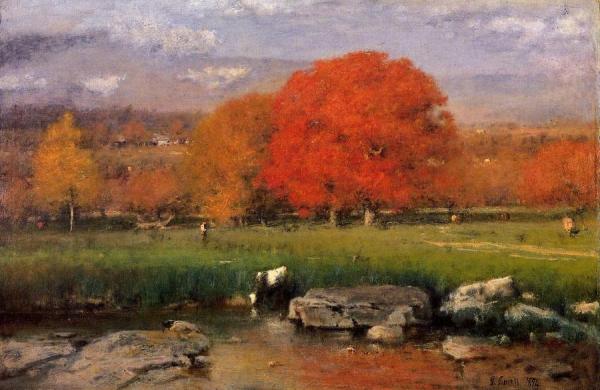 Morning, Catskill Valley by George Inness