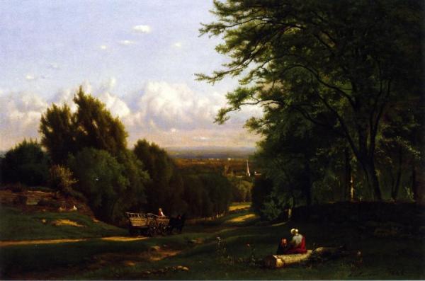 Near Leeds, New York by George Inness