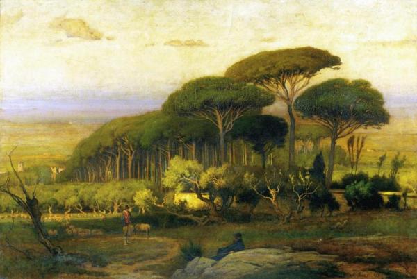 Pine Grove Of The Barberini Villa by George Inness