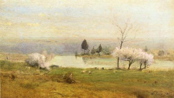 Pond At Milton On The Hudson by George Inness