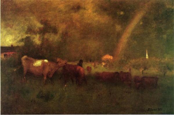 Shower On The Deleware River by George Inness