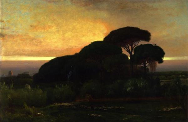 Stone Pines by George Inness