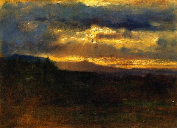 Study For The Catskills by George Inness