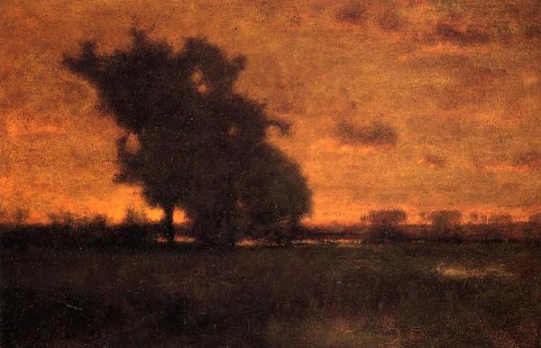 Sunset At Milton by George Inness