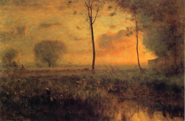 Sunset At Montclair by George Inness
