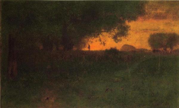 Sunset Landscape by George Inness