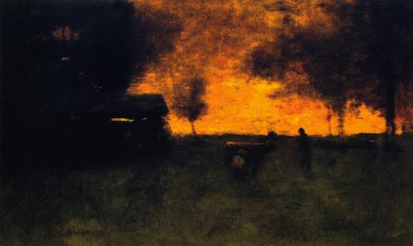 Sunset, Milking Time, Montclair by George Inness