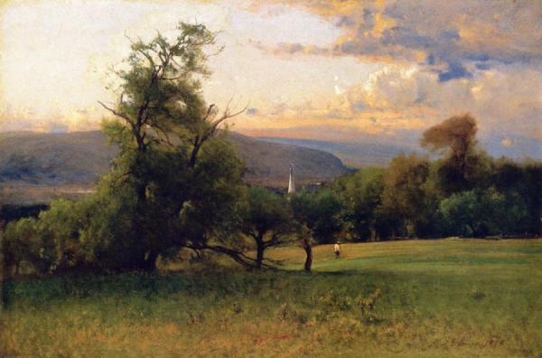The Church Spire by George Inness
