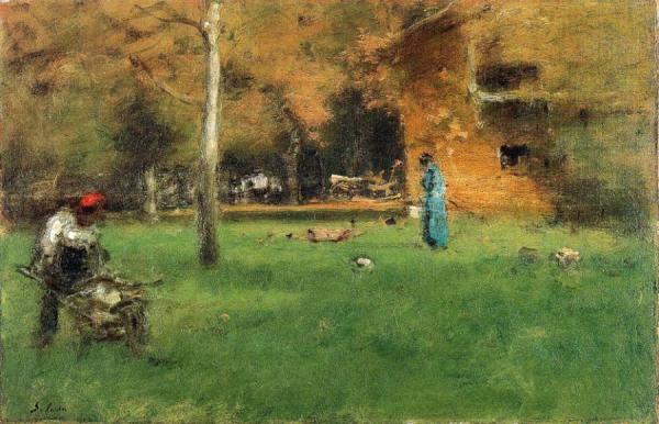 The Old Barn by George Inness