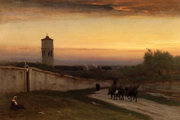 Twilight by George Inness