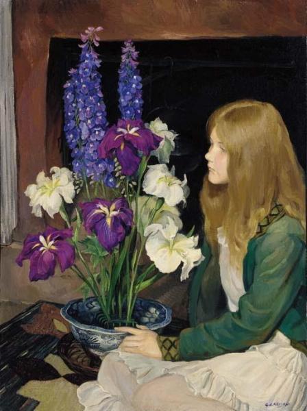 Souvenir Of Early Summer by George Laurence Nelson Oil Painting Reproductions