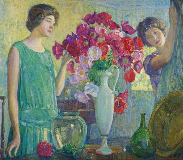The Flower Arrangement by George Laurence Nelson