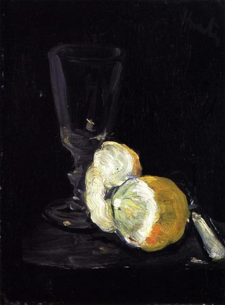 A Peeled Lemon by George Leslie Hunter Oil Painting Reproductions