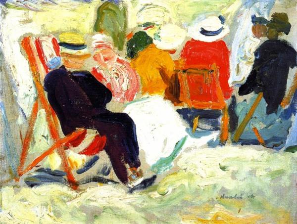 Etaples by George Leslie Hunter Oil Painting Reproductions