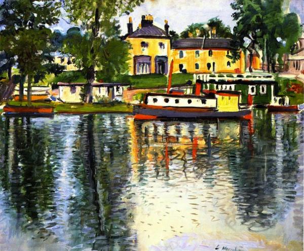 Reflections, Balloch by George Leslie Hunter