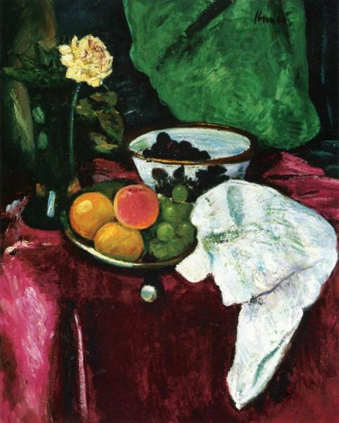 George Leslie Hunter The Red Tablecloth