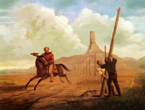 The Last Ride Of The Pony Express Of 1861 by George M. Ottinger
