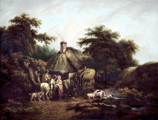 A Country Call by George Morland