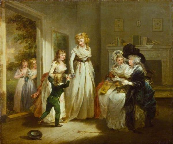 A Visit To The Boarding School by George Morland