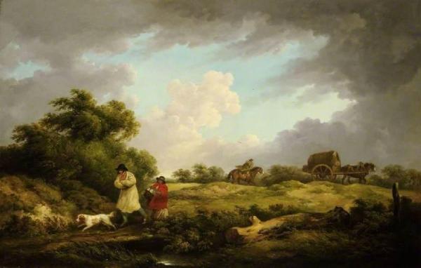 A Windy Day by George Morland