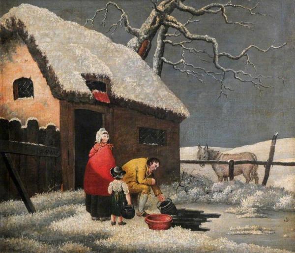 Breaking The Ice by George Morland