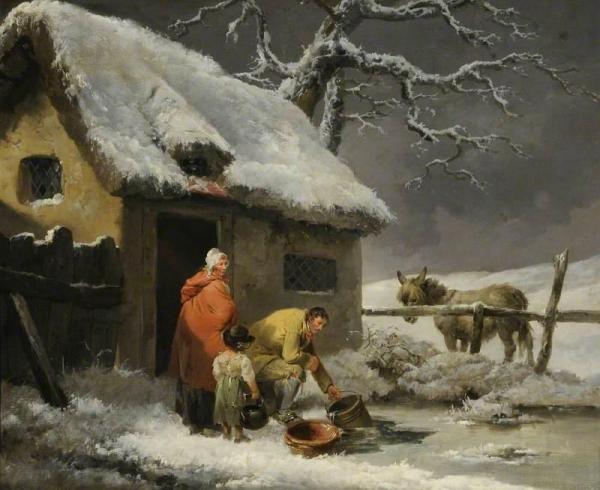 Breaking The Ice by George Morland