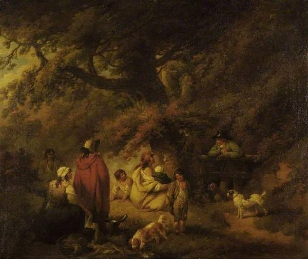 Encampment Of Gypsies by George Morland