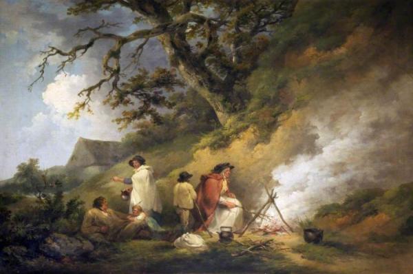Gipsy Encampment by George Morland