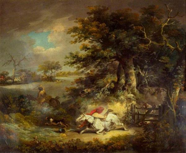 George Morland Hunting Scene