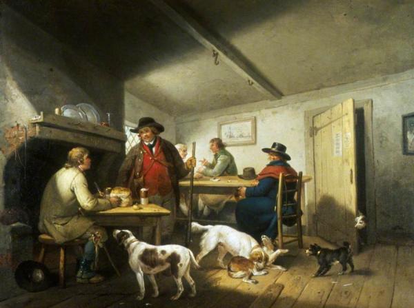 Interior Of A Country Inn by George Morland