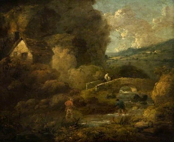 Landscape, An Inland Stream by George Morland