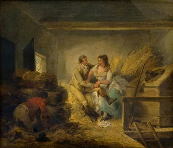 Lovers Observed by George Morland