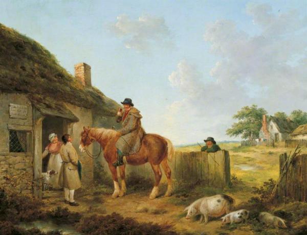 Old Red Lion Inn by George Morland