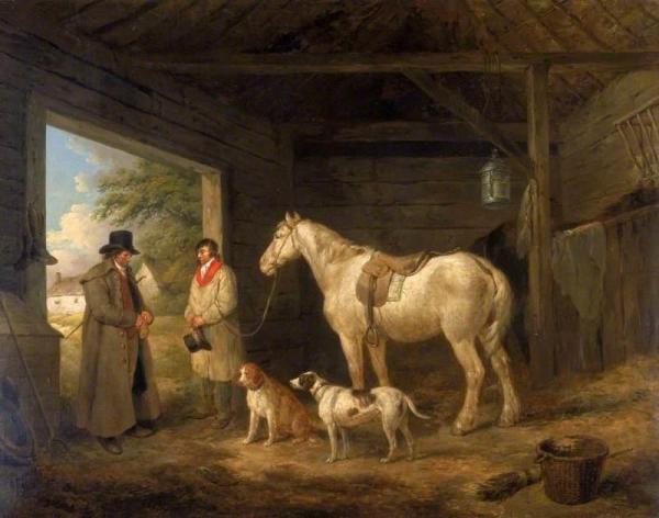 Paying The Ostler by George Morland