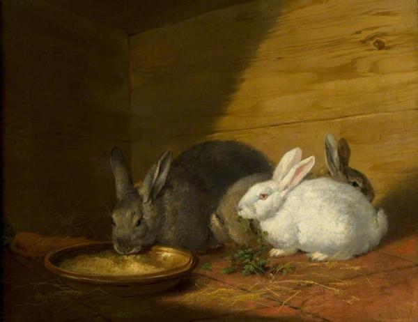 George Morland Rabbits
