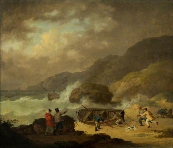 Storm And Wreck by George Morland