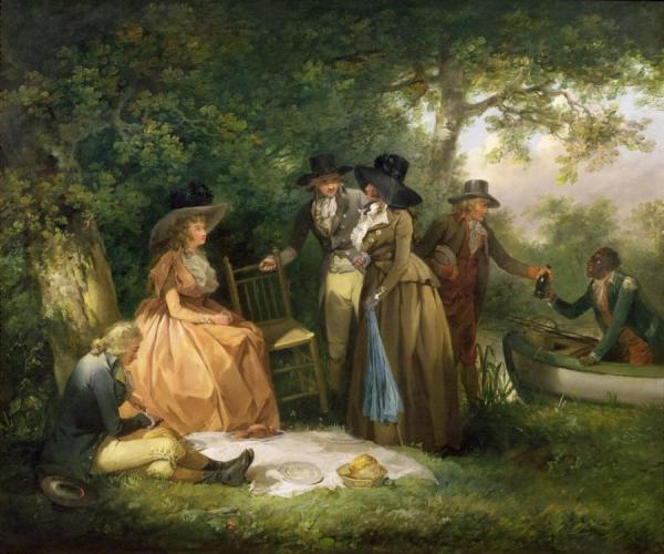 The Angler's Repast by George Morland