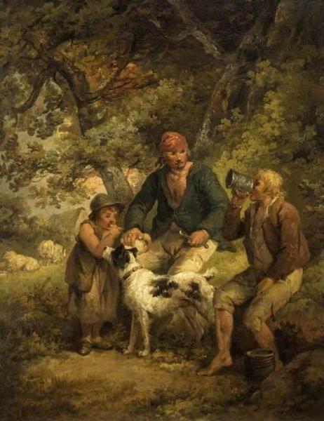 The Peasants' Repast by George Morland