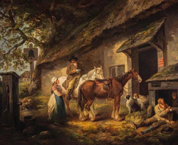 George Morland The Public House Door