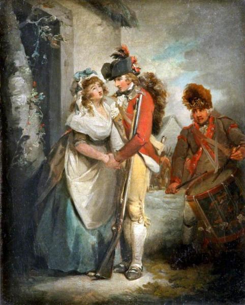 George Morland The Soldier's Departure