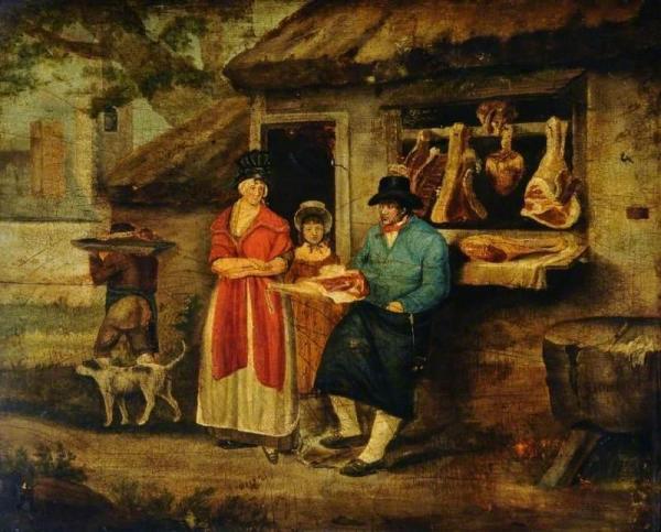 The Village Butcher by George Morland